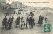 85 Vendee CPA FRANCE 85 " Les Sables d'Olonne, La plage, promenade des ânes". / ANE