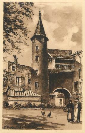 CPA FRANCE 54 " Toul, Cour d'un vieux logis, rue d'Inglemur".