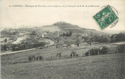CPA FRANCE 52 " Langres, Montagne des fourches".