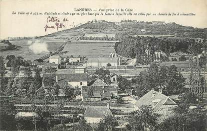 CPA FRANCE 52 " Langres, Vue prise de la gare".