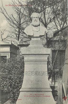 CPA FRANCE 75 " Paris 20ème, Cimetière du Père Lachaise, Monument de la famille Arsène Houssaye".