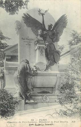 CPA FRANCE 75 " Paris 20ème, Cimetière du Père Lachaise, Monument de Paul Baudry".