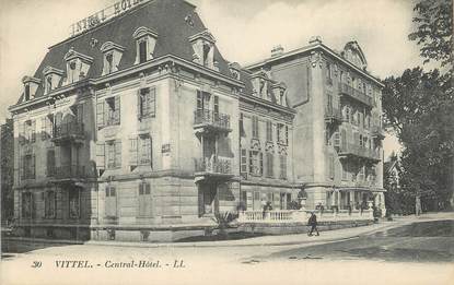 CPA FRANCE 88 "Vittel, Central Hôtel".