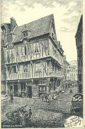CPA FRANCE 76 " Rouen, Rue du Ruissel".