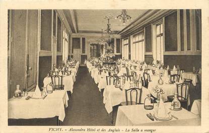 CPA FRANCE 03 " Vichy, Alexandra Hôtel et des Anglais, la salle à manger".