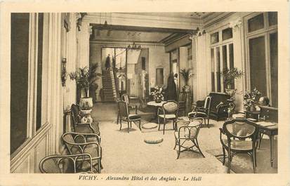 CPA FRANCE 03 " Vichy, Alexandra Hôtel et des Anglais, le hall".