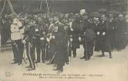 62 Pa De Calai CPA FRANCE 62 " Calais, Funérailles des victimes du sous-marin le Pluviose 1910". / MARINE MILITAIRE / CATASTROPHE