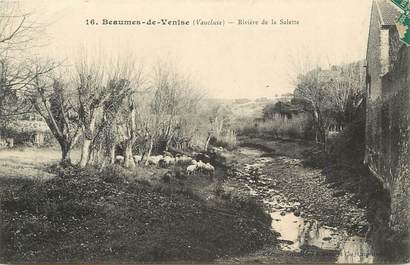 CPA FRANCE 84 "Beaumes de Venise, Rivière de la Salette".