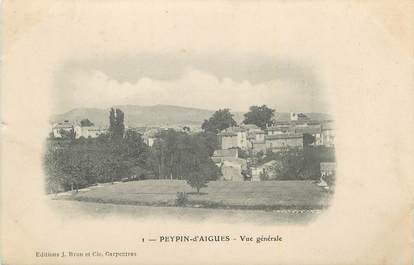 CPA FRANCE 84 " Peypin d'Aigues, Vue générale".