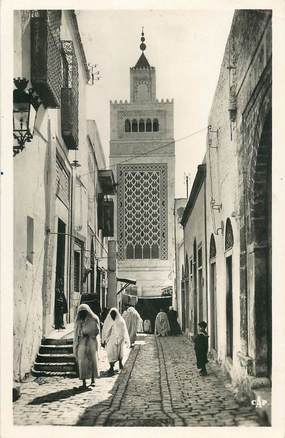 CPSM TUNISIE "Tunis,  rue Sidi Ben Arous"