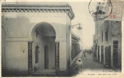 CPA TUNISIE "Tunis, rue Sidi ben Ziad"
