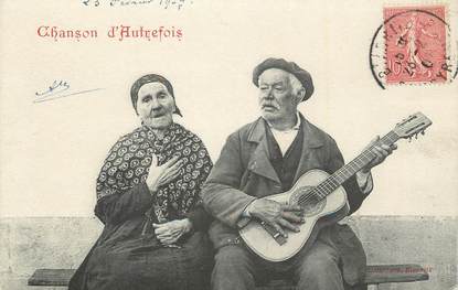 CPA FRANCE 64 "Chanson d'autrefois". / FOLKLORE