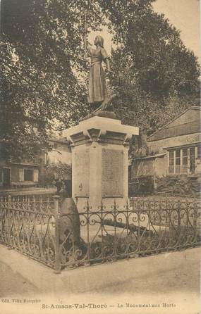 CPA FRANCE 01 " St Amans Val Thoré, Le monument aux morts".