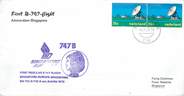 1 Er Vol LETTRE 1 ER VOL / PAYS BAS "Amsterdam / Singapour, 3 octobre 1973"