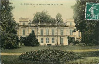 CPA FRANCE 77" Noisiel, Le petit château de M. Menier".