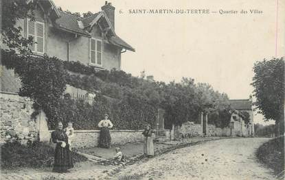 CPA FRANCE 95 "St Martin du Tertre, Quartier des villas".