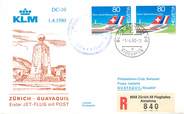 1 Er Vol LETTRE 1 ER VOL / SUISSE "Zürich / Guayaquil, 1er avril 1980"