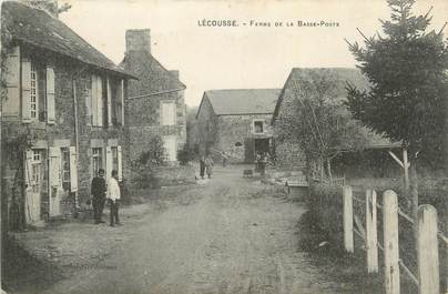 CPA FRANCE 35 " Lécousse, Ferme de la Basse Poste".