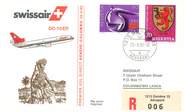 1 Er Vol LETTRE 1 ER VOL / SUISSE "Genève / Colombo, 29 mars 1982"