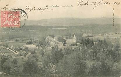 CPA FRANCE 02 " Presles, Vue générale".