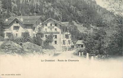 CPA FRANCE 73 " Le Chatelard, Route de Chamonix".