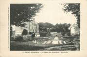 79 Deux SÈvre CPA FRANCE 79 " ST Pompain, Château des Moulières, le jardin".