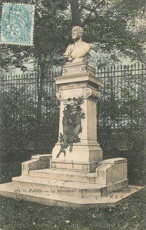 CPA FRANCE 75 " Paris 6ème, Le monument de Théodore de Banville". / POETE