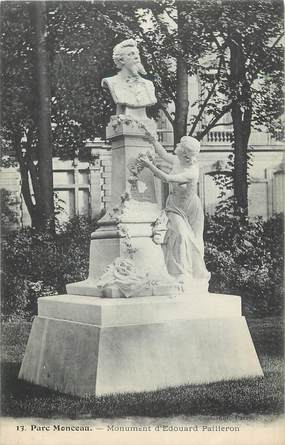 CPA FRANCE 75 " Paris 8ème, Parc Montceau, Monument d'Edouard Pailleron". / POETE