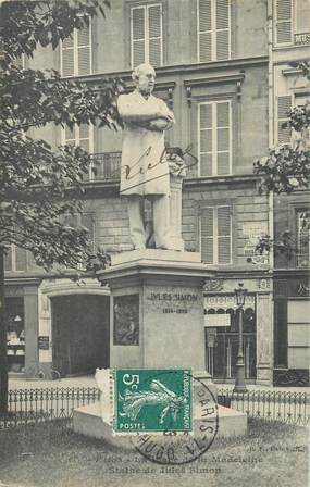 CPA FRANCE 75 " Paris 8ème, Place de la Madeleine, Statue de Jules Simon". / HOMME POLITIQUE