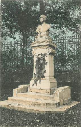 CPA FRANCE 75 " Paris 6ème, Monument de Théodore de Banville". / POETE