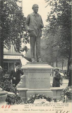 CPA FRANCE 75 " Paris 7ème, Monument François Coppee". / POETE