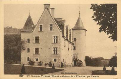 CPA FRANCE 86 " Vivonne, Château de la Planche".