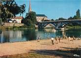 86 Vienne CPSM FRANCE 86 "St Martin la Rivière, La plage sur la Vienne".