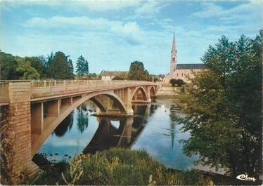 CPSM FRANCE 86 "St Martin la Rivière, Le pont sur la Vienne".