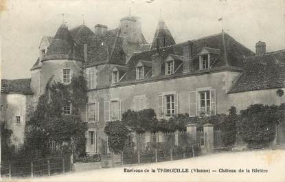 CPA FRANCE 86 "Environs de Trimouille, Château de la Rivière".