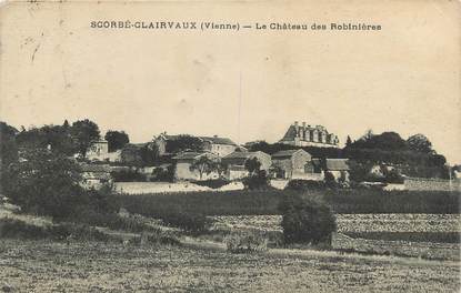 CPA FRANCE 86 "Scorbé Clairvaux, Le château des Robinières".