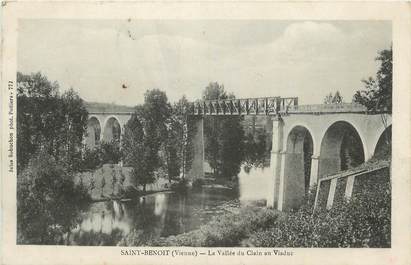 CPA FRANCE 86 "Saint Benoit, La vallée du Clain au viaduc".