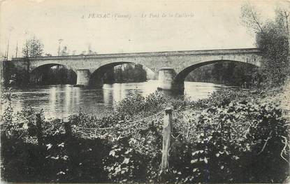 CPA FRANCE 86 "Persac, Le pont de la Raillerie".