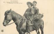 15 Cantal CPA FRANCE 15 " En Auvergne, Equipage des hauts plateaux". / FOLKLORE