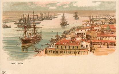 CPA EGYPTE "Port Saïd, une vue"