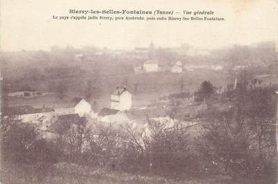 CPA FRANCE 89 " Bierry Les Belles Fontaines, Vue générale".