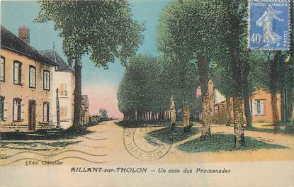 CPA FRANCE 89 " Aillant sur Tholon, Un coin des promenades".