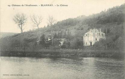 CPA FRANCE 89 " Blannay, Le château".