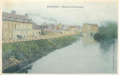 CPA FRANCE 89 " Brienon, Quai de l'Armançon".