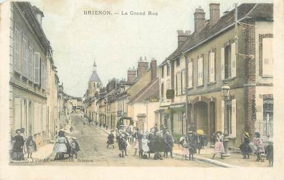 CPA FRANCE 89 " Brienon, La grande Rue".