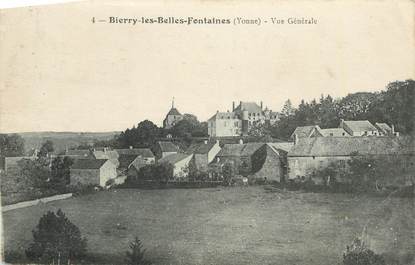 CPA FRANCE 89 " Bierry les Belles Fontaines, Vue générale".