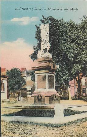 CPA FRANCE 89 " Bléneau, Monument aux morts".