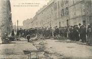 87 Haute Vienne CPA FRANCE 87 " Limoges, Barricade de la rue de la Mauvendière".