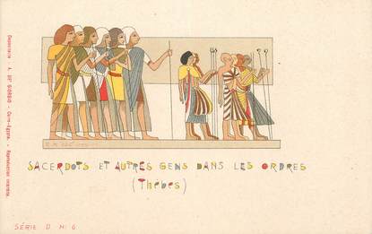 CPA EGYPTE "Sacerdots et autres gens dans les ordres"