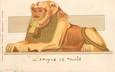 CPA EGYPTE "le Sphynx de Thanit"